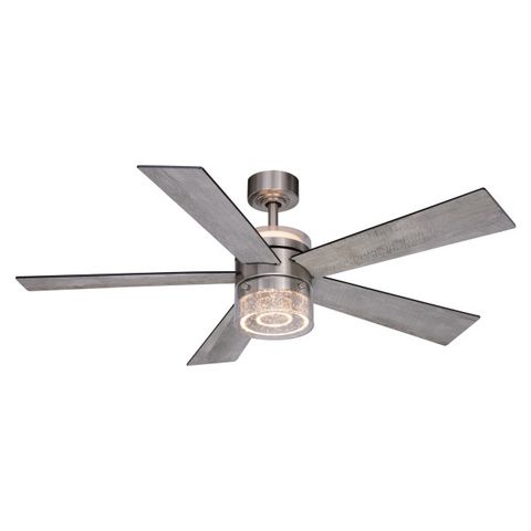 Ashford 52" Ceiling Fan Brushed Nickel - Farmhouse - Ceiling Fans - By ... in Understanding the Appeal of Modern Outdoor Ceiling Fans with Brushed Nickel Finish